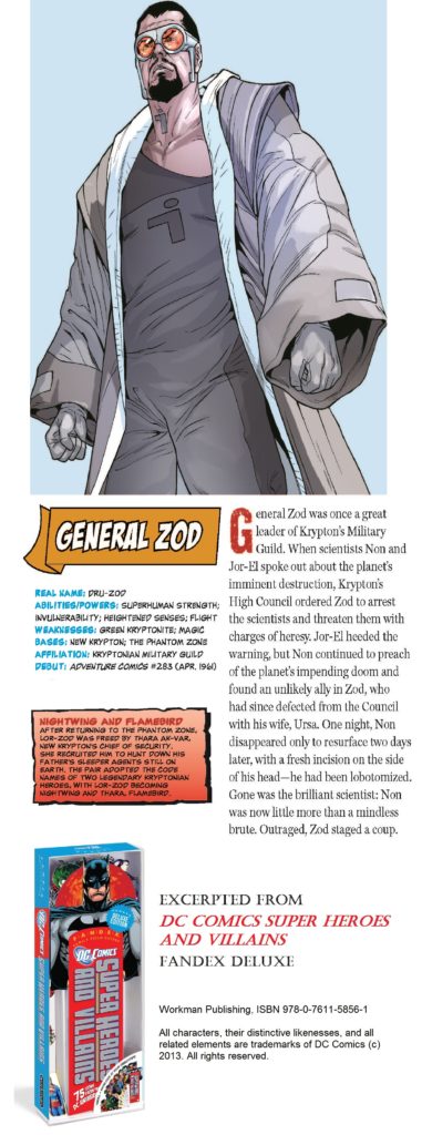 General Zod from Fandex with footer