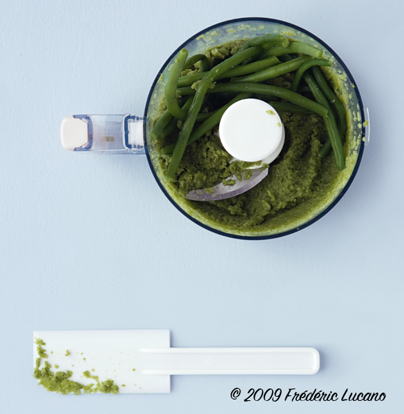 Green Bean Puree with copyright