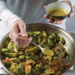 Brussels Sprouts with Bacon & Mustard Vinaigrette