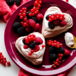 Chocolate Heart Meringue Cups