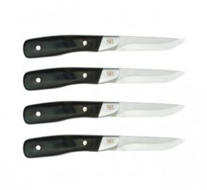 est of Barbecue Forged Stainless & Pakkawood Steak Knives