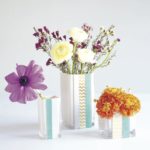 Dollar Store Washi Tape Vases