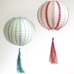 Washi Tape Paper Party Lanterns