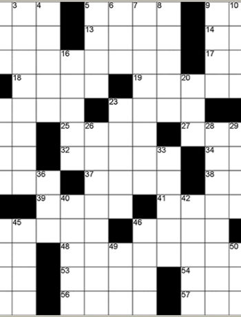 THE TACO CLEANSE Crossword