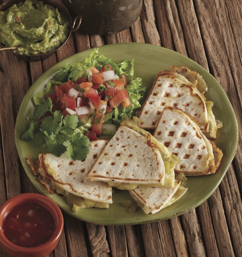 waffled quesadillas