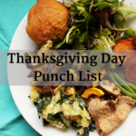 Thanksgiving Day Punch List