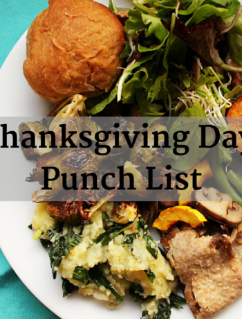 thanksgiving day punch list