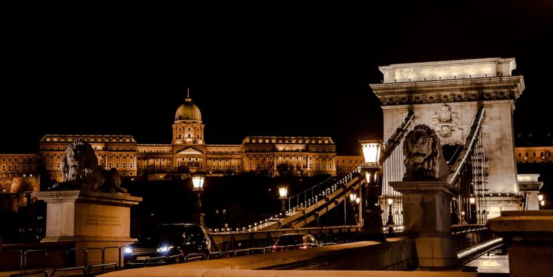 Buda Castle and the Chain Bridge in Budapest