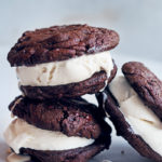 Double Chocolate Chip Cookie Ice Cream Sandwiches