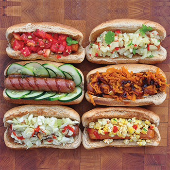 5 Fun + Delicious Hot Dog Toppings - Hot Dog Topping Ideas - kiyafries