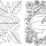 Color-Your-Own Autumn Greeting Card