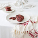 “Red Velvet” Peppermint Choco-Chip Cookies