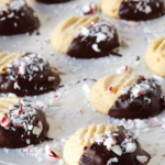 Chocolate-Tipped Butter Cookies