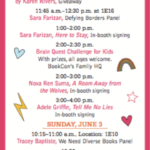 BookCon 2018 Workman Booth Schedule