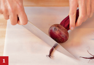 Cutting Beets