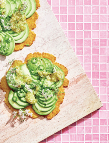 Unicorn Food Avocado Pizza