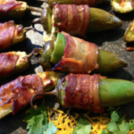 Jalapeño Poppers (Cheese-Stuffed, Bacon-Wrapped Jalapeño Peppers) from <em>The Barbecue! Bible</em>