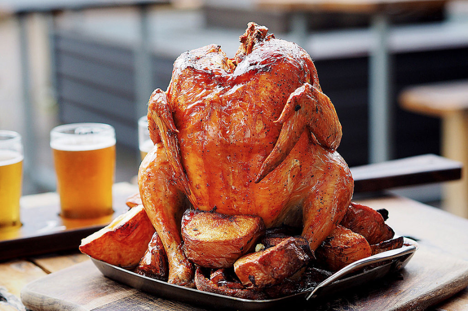 Beer-Can Chicken