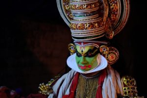 Man in decorative Indian costume