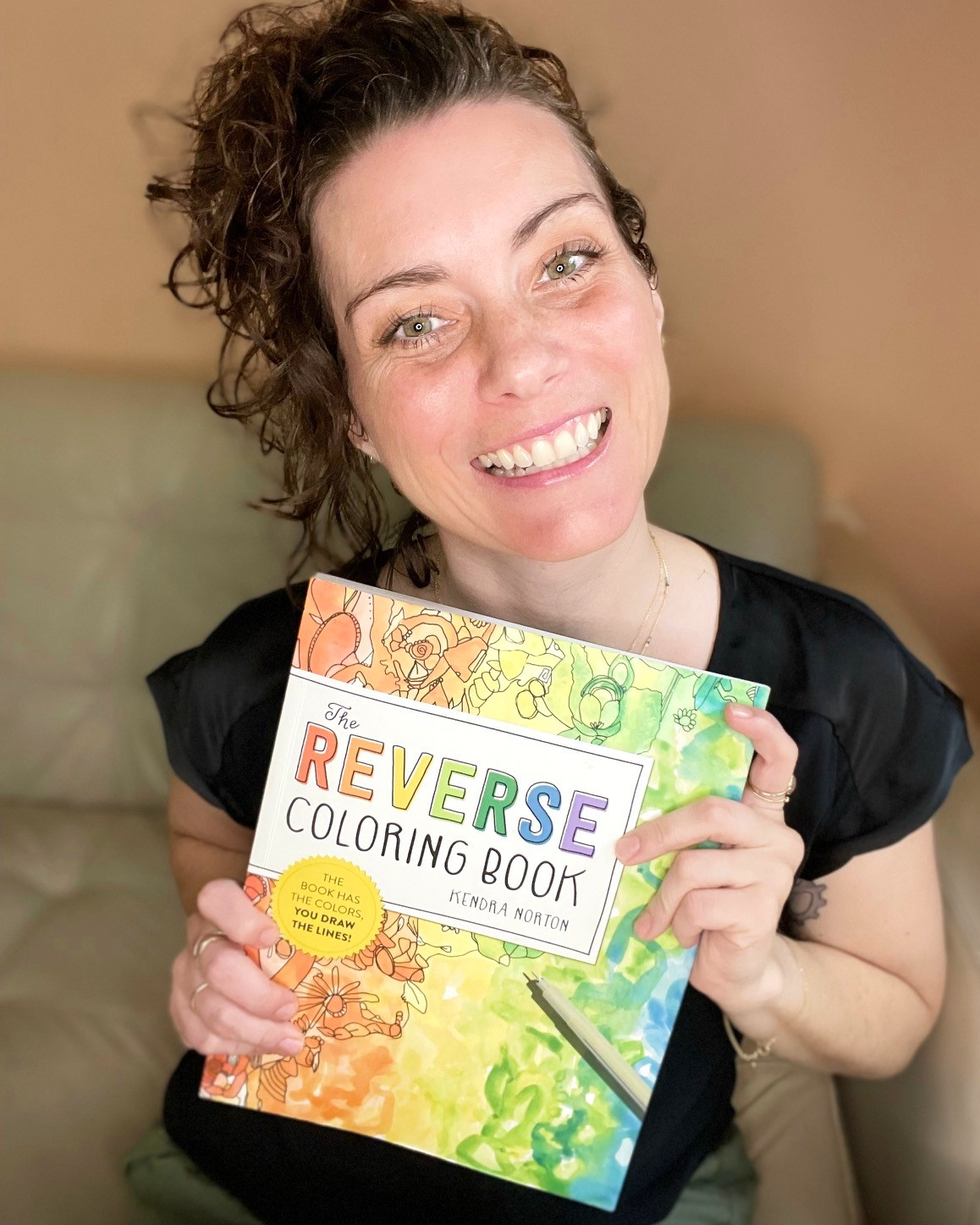 Q&A with Kendra Norton, author of The Reverse Coloring Book - Workman