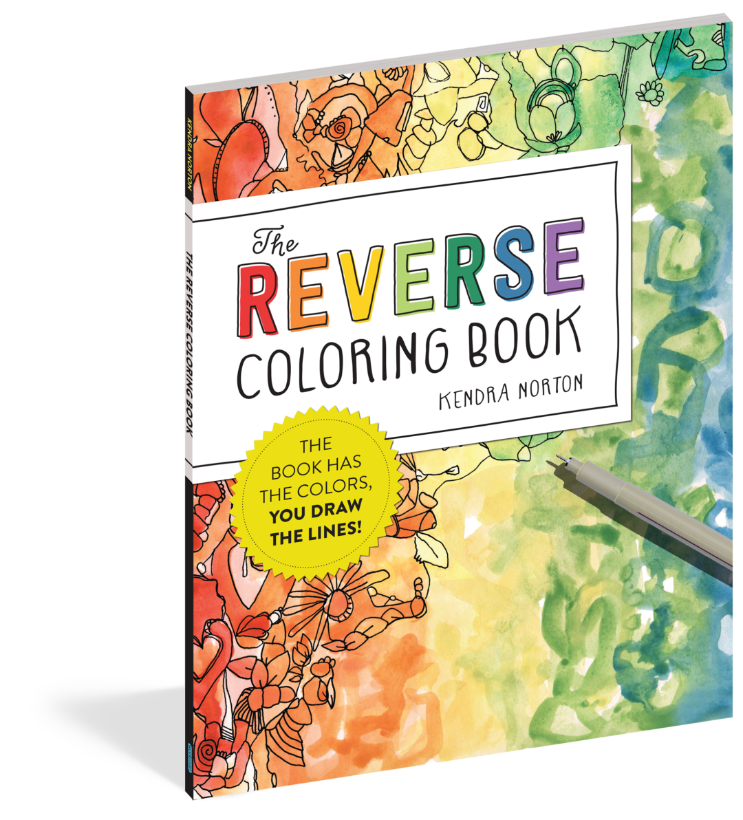 Q&A with Kendra Norton, author of The Reverse Coloring Book Workman