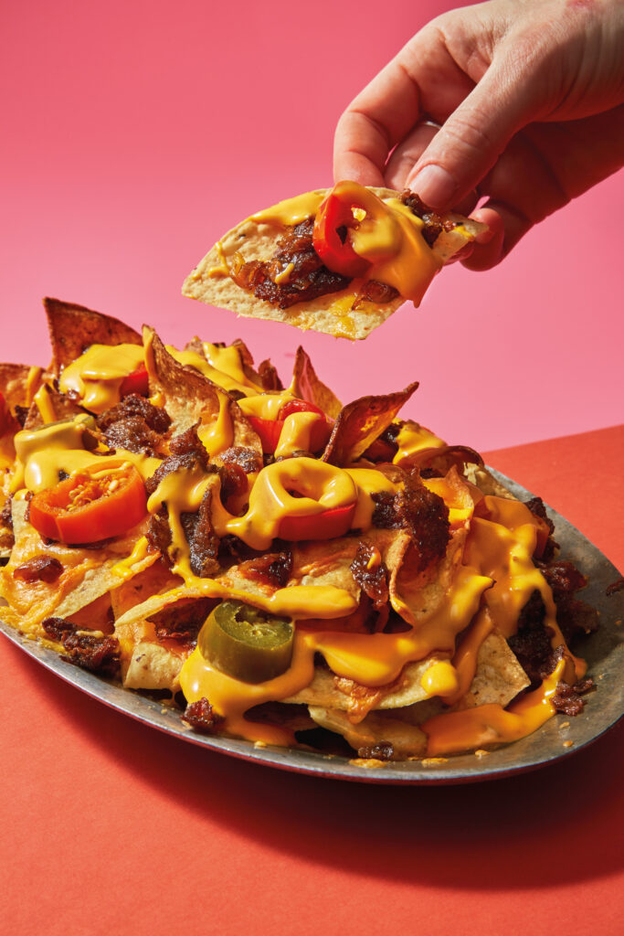 Cheesesteak Nachos Platter