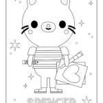 Spencer Loves You & Good Night, Spencer Coloring Pages